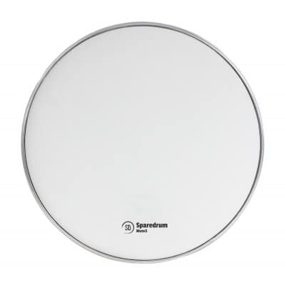 SPAREDRUM M3W10 PEAU 10" MUTE 3 PLIS MESH SILENCIEUSE BLANC