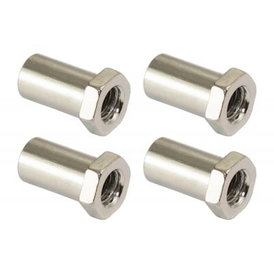 SN-HE-15B - EINSATZ 15 MM FR SPANNBCKCHEN - SECHSKANTKOPF - MESSIG (X4)