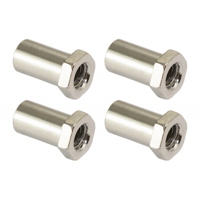 SN-HE-15B - SWIVEL NUT 15MM HEX HEAD - BRASS (X4)