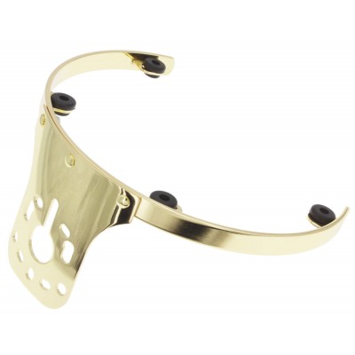 SPAREDRUM SPT-UN-8-5-BR BRASS 8" 5 HOLES RIMS TOM SUSPENSION UNIVERSAL PLATE