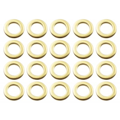 SW-BR - STEEL WASHER FOR TENSION RODS - BRASS (X20)