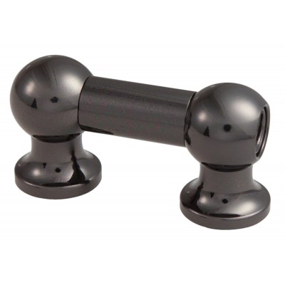 TL12S25-BK - TUBE LUG BLACK - 25MM - SINGLE ENDED (X1)