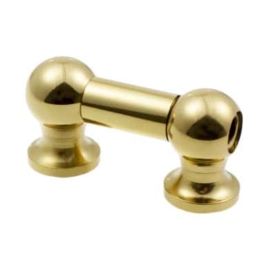 TL1D25-BR - SPANNBCKCHEN TUBELUG GOLDFARBENE - 25MM - DOPPELTE SPANNSCHRAUBEN (X1)