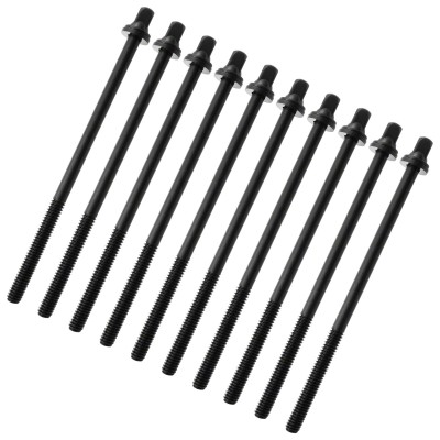 TRC-102W-BK - 102MM TENSION ROD BLACK WITH WASHER - 7/32