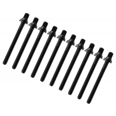 SPAREDRUM TRC-52W-BK - 52MM SCHWARZE SPANNSCHRAUBEN MIT WASHER - GEWINDE 7/32" (X10)