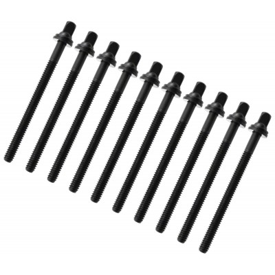 TRC-65W-BK - 65MM TENSION ROD BLACK WITH WASHER - 7/32