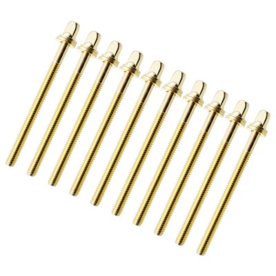 SPAREDRUM Tirant 65mm Doré Avec Rondelle - Filetage 7/32" (X10)