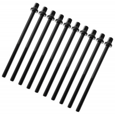 TRC-90W-BK - 90MM TENSION ROD BLACK WITH WASHER - 7/32