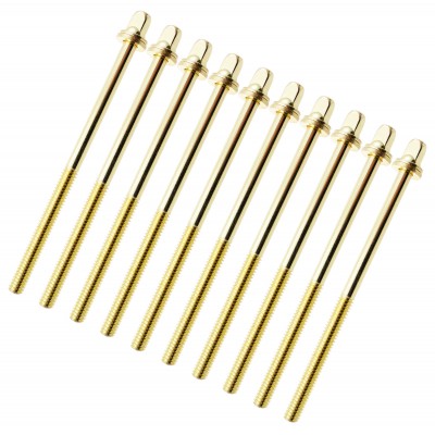 TRC-90W-BR - 90MM TENSION ROD BRASS WITH WASHER - 7/32