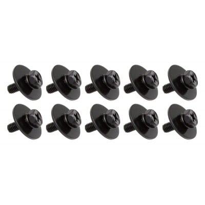 WSC4-11BK - M4 11MM - MOUNTING SCREW FOR WOODEN SHELL - BLACK (X10)