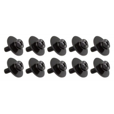 WSC4-11BK - M4 11MM - TORNILLOS SUJECCION BELLOTA PARA CASCO DE MADERA - NEGRO (X10)