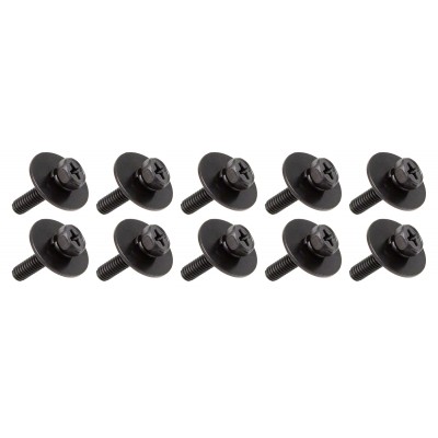 WSC4-14BK - M4 14MM - VITI BLOCCHETTO PER FUSTI DI LEGNA - NERO (X10)