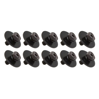 WSC4-9BK - M4 9MM - MOUNTING SCREW FOR WOODEN SHELL - BLACK (X10)