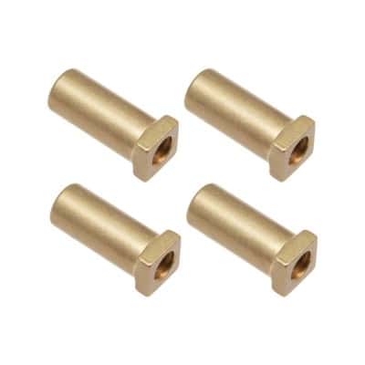 SN-SQ-20RL - SWIVEL NUT 20MM SQUARE HEAD - LACQUERED BRASS (X4)