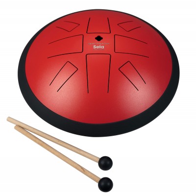 SELA Percussion MELODY TONGUE DRUM 10? C PYGMY RED