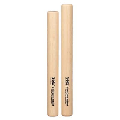 SELA Percussion 2-TONE CLAVES 20 BEECH SE 283