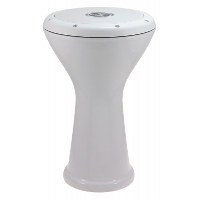 EA-p-wh - Darbouka Egypte Alu - Blanche