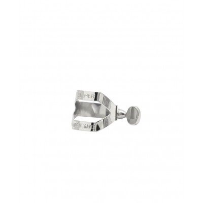 SELMER Ligature Sax Soprano Argentée (Bec Ébonite)