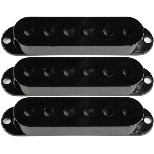 SEYMOUR DUNCAN S-cover-B-nol - 3 X Capot S Black Sans Logo