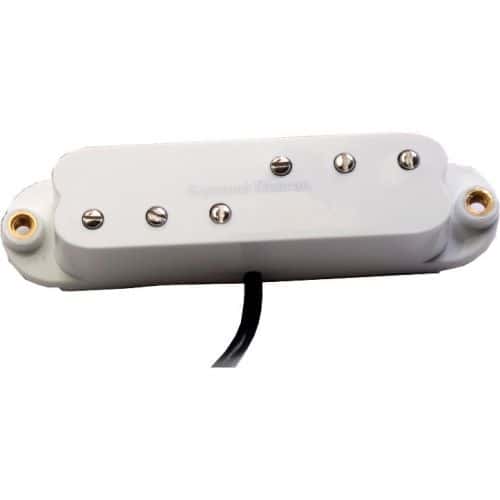 SDBR-1B-W - DUCKBUCKERS STRAT CHEVALET BLANC