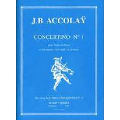 ACCOLAY J.B. - CONCERTINO N°1 EN LA MINEUR