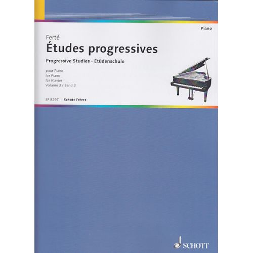 SCHOTT FERTE - ETUDES PROGRESSIVES VOL.3