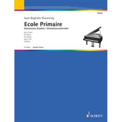 SCHOTT DUVERNOY J.B - ELEMENTARY STUDIES - PIANO