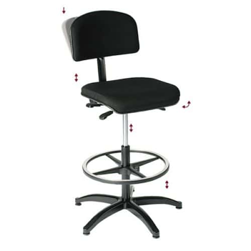 B1024 - CHAISE ASYNCHRONE POUR CHEF D'ORCHESTRE - HAUTEUR 450 650 MM