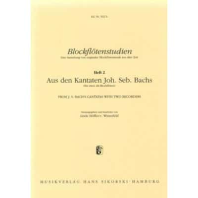 HOFFER VON WINTERFELD L. - THE RECORDER IN J.S. BACH'S CANTATAS VOL.2