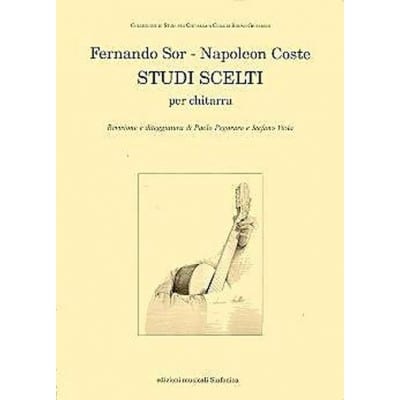 EDIZIONI MUSICALI SINFONICA SOR FERNANDO - COSTE NAPOLEON - STUDI SCELTI - GUITARE