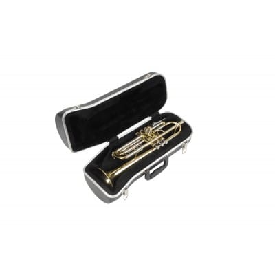 MUSIC BRASS INSTRUMENTS CASES CONTOURED TRUMPET CASE BLACK