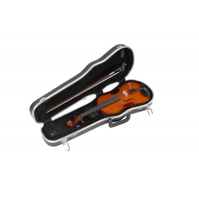 SKB MUSIC STRING INSTRUMENTS CASES 1/2 VIOLIN / 12" VIOLA DELUXE CASE BLACK