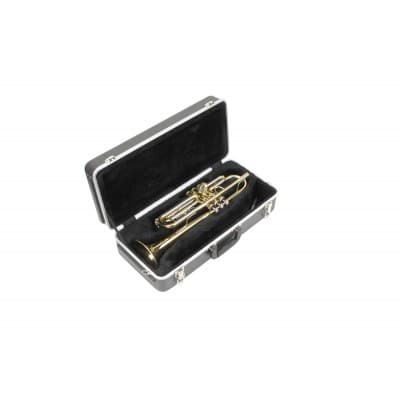 MUSIC BRASS INSTRUMENTS CASES RECTANGULAR TRUMPET CASE BLACK