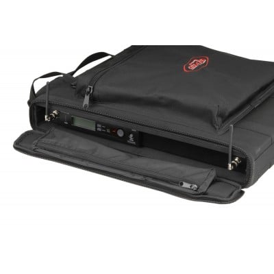 MUSIC SOFT RACKS 1U SOFT CASE RACK BLACK