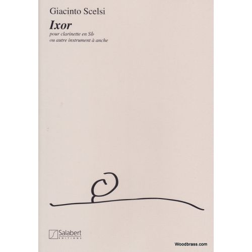 SALABERT Scelsi - Ixor - Clarinette