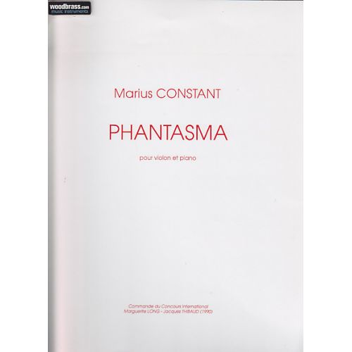 SALABERT CONSTANT - PHANTASMA - VIOLON ET PIANO