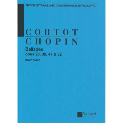 SALABERT CHOPIN F. - BALLADES - PIANO