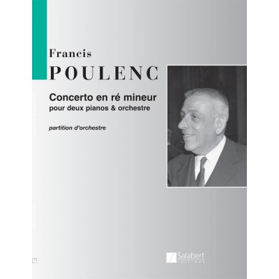 SALABERT Poulenc F. - Concerto En Re Mineur - Conducteur