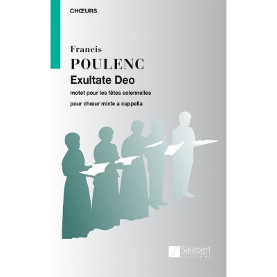 SALABERT POULENC F. - EXULTATE DEO - CHOEUR