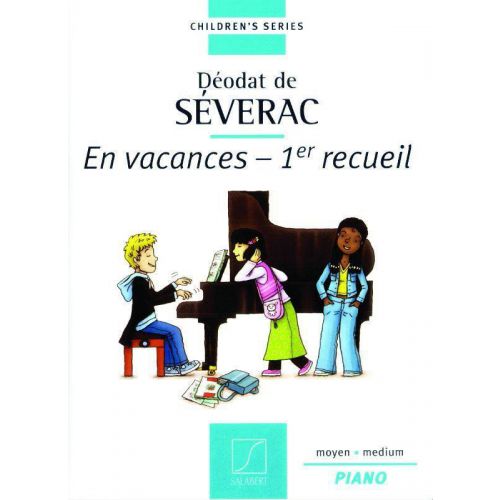 SEVERAC DE D. - EN VACANCES - AU CHATEAU ET DANS LE PARC - PIANO