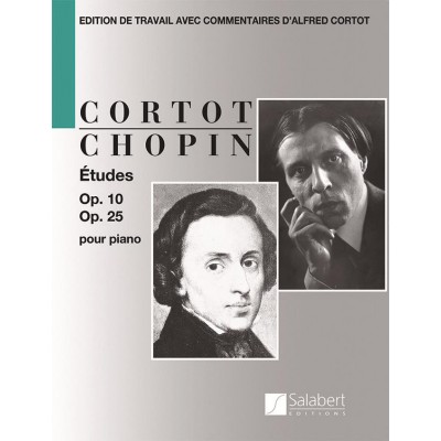 CHOPIN FREDERIC - ETUDES OP.10 & 25 POUR PIANO (CORTOT)