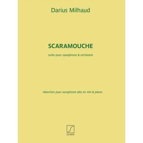 MILHAUD D. - SCARAMOUCHE - SAX ALTO ET PIANO