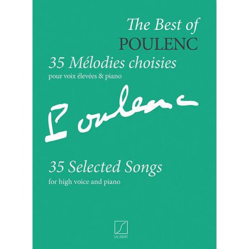 Poulenc F. - 35 Melodies Choisies Pour Voix Elevees & Piano