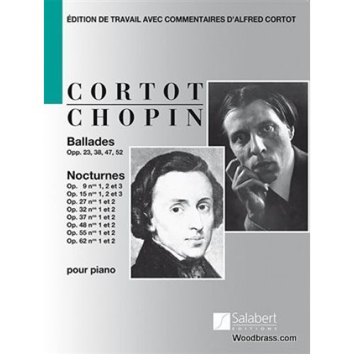 SALABERT CHOPIN F. - BALLADES & NOCTURNES (CORTOT) - PIANO