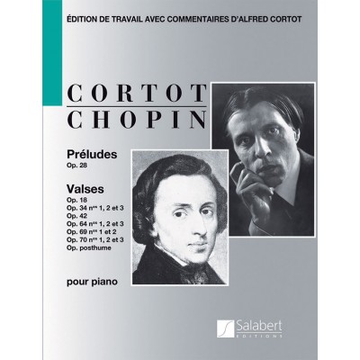 CHOPIN F. - PRELUDES & VALSES (CORTOT)