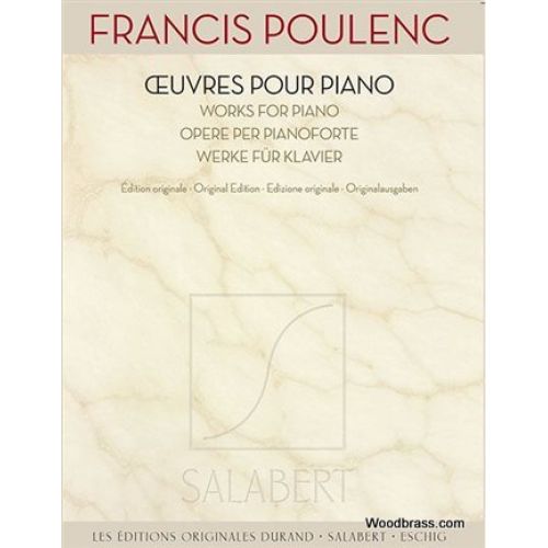 POULENC F. - OEUVRES POUR PIANO