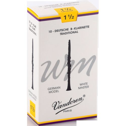ANCHE CLARINETTE 10 ANCHES WHITE MAST TRAD 1,5
