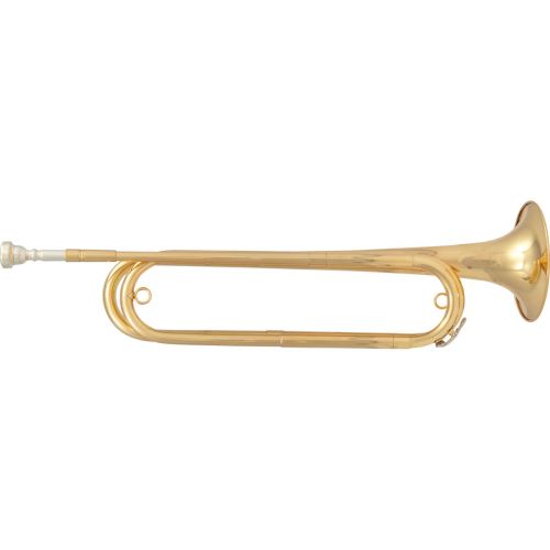 CAVALRY TRUMPET MIB - VERNISHED BRASS - COVER
