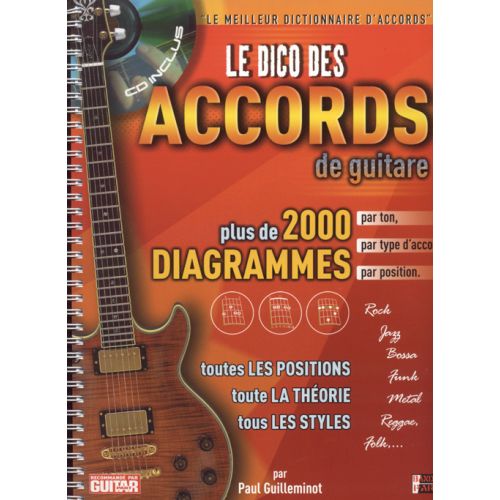 DICO DES 2000 ACCORDS DE GUITARE + CD