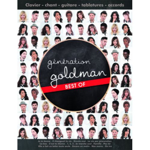 HIT DIFFUSION GOLDMAN J.J. - GENERATION GOLDMAN - BEST OF - GUITARE TAB 